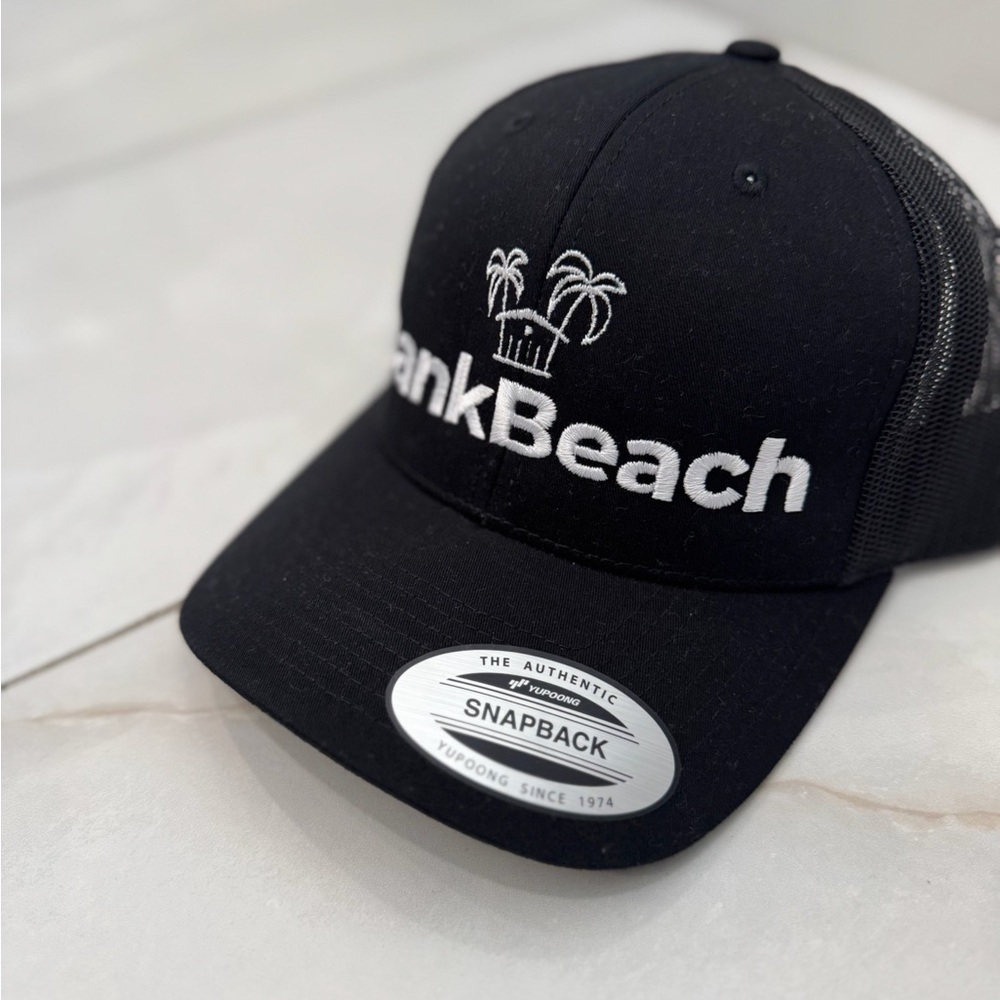 🔥 BankBeach Exclusive Fintech Startup Promo Launch Adjustable Mesh Trucker Hat - Picture 2 of 3
